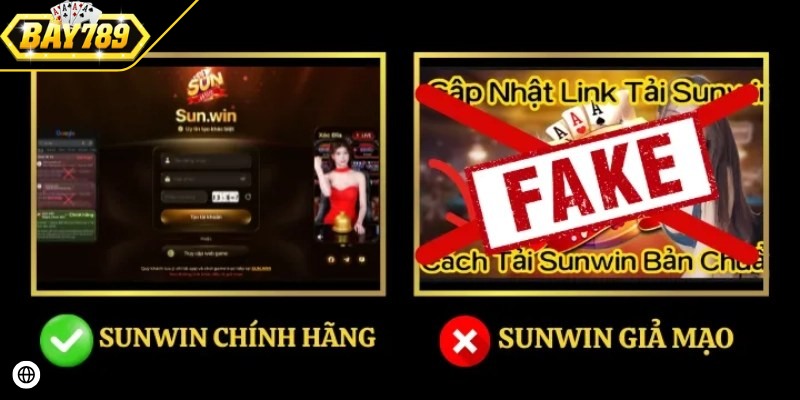 Phát hiện Sunwin giả: Cách nhận biết nhanh trong 1 phút 2 Dấu hiệu để phát hiện Sunwin giả